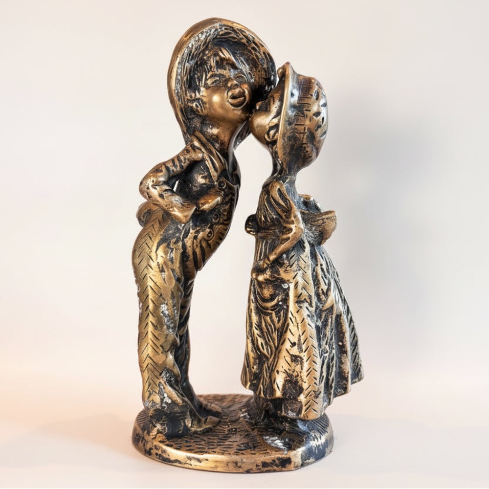 Vintage Large Tom Sawyer and Becky Thatcher Figurine